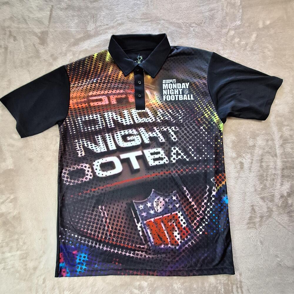 NFL Monday Night Football Polo Shirt Mens XL Multicolor ESPN Graphic FSP NFL